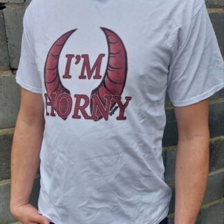 Horny T-shirt (white)