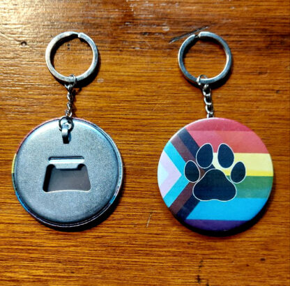 Pride Paw Keychain/Bottle opener